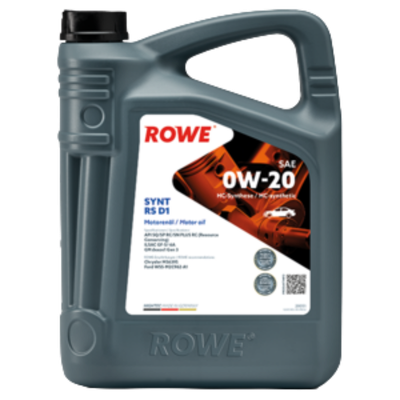 ROWE HIGHTEC SYNT RS D1 SAE 0W-20 1Л/5Л
