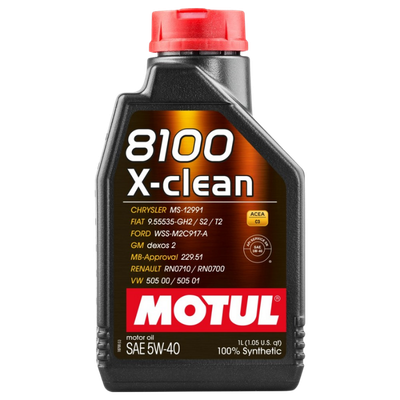 MOTUL 8100 X-Clean 1л/5л