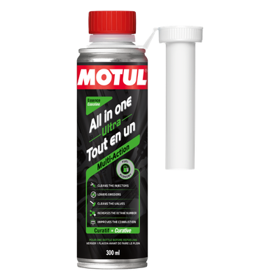 MOTUL All In One Ultra Gasoline – Многофункционална добавка за бензин