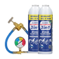 ALASKA REFRIGERANTS Хладилен агент за климатик R134a + маркуч и манометър – 370 гр.