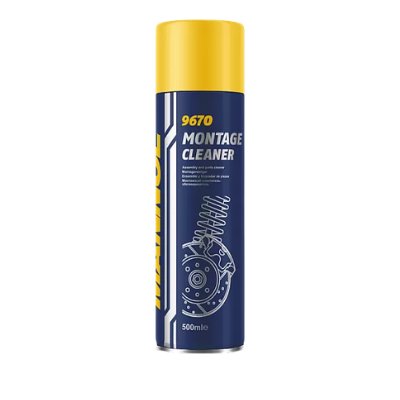 Спрей обезмаслител MANNOL Montage Cleaner 500 мл. - Moskov Oil